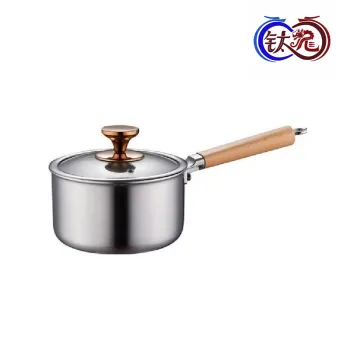 Durable Stainless Steel Milk Pot for Home Use