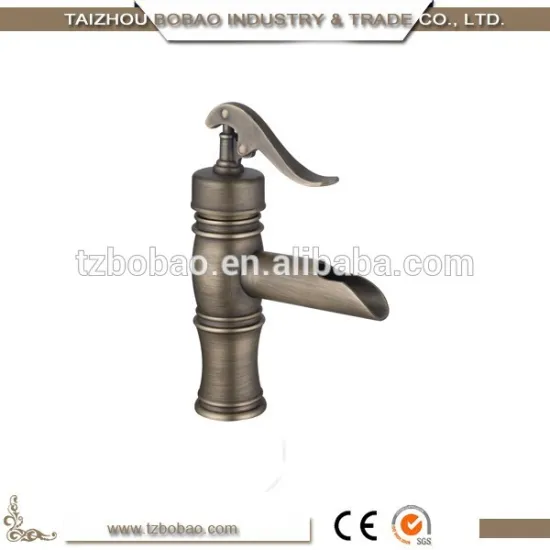 Hot selling Antique color brass bronze old basin tap with real photos