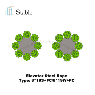 Strong trengte lift staaldraad touw