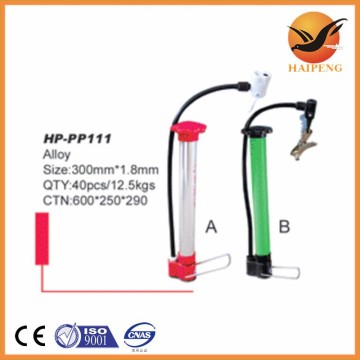 color/alloy bicycle pump/bike accessories alloy color bicycle pump