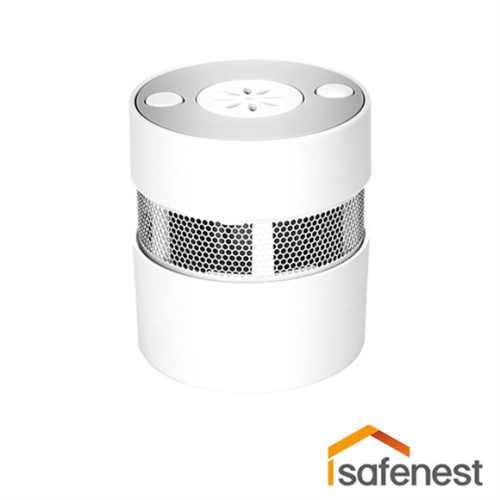 white color wireless smoke detector