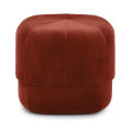 Circus Pouf in Velor Velvet Sofa Ottoman