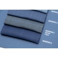 Blue Grey Blend 50% Wool Fabric