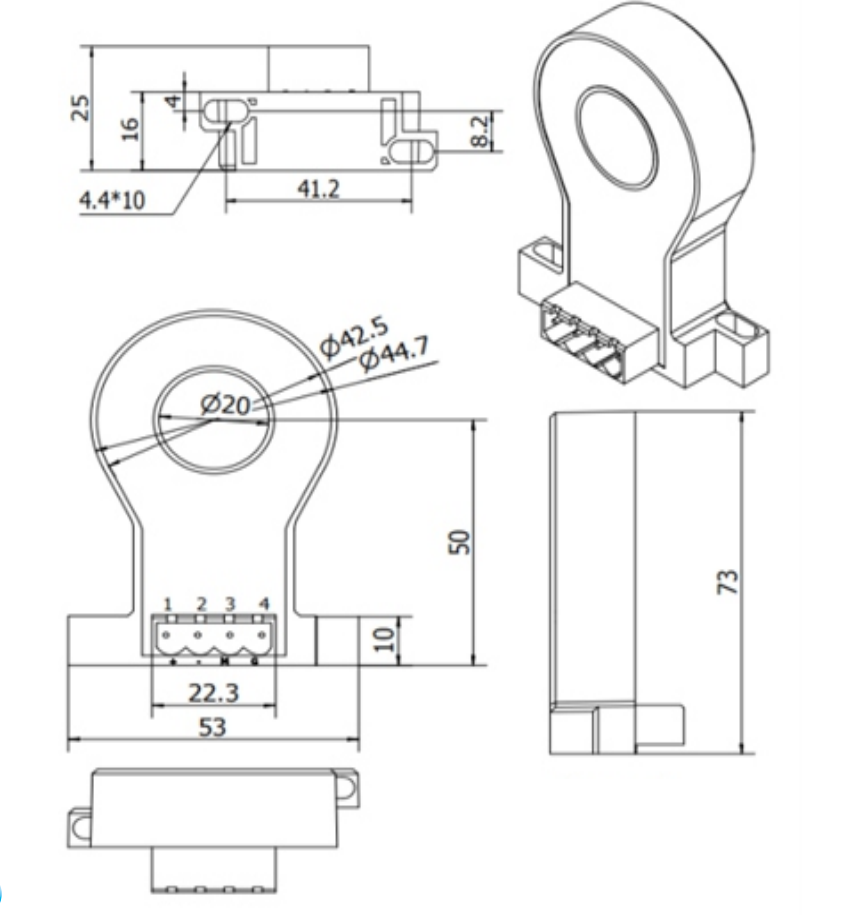 20mm aperture hall sensor