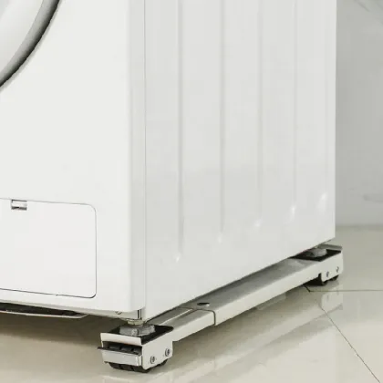 Movable Adjustable Refrigerator Base Mobile Trolley Bracket