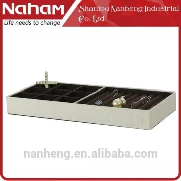 NAHAM Elegant Comaprtments Jewelry Display Organizer Trays