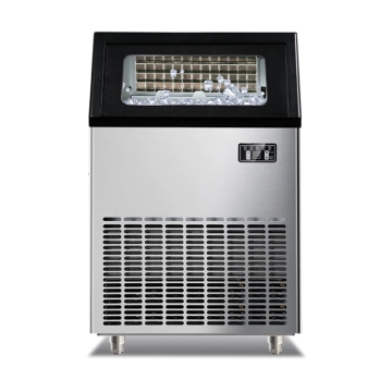 Commercial Stainless Steel Ice Machine with Large Output, Automatic Cleaning, and Easy Service