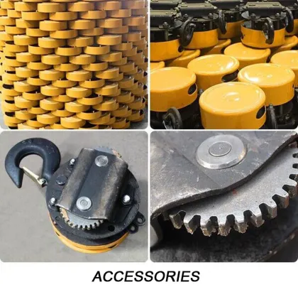 orange colour chain block 3m chain block 6ton chain block