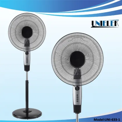 OEM Brand Electric Stand Fan 20mm thickness Copper Motor 220v Plastic Stand fan