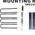 Universal flatbed u-magkasanib na pag-mount kit