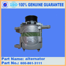 Excavator Spare Parts PC300-7 6D114 Alternator 600-861-3111