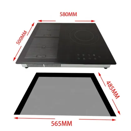 Built-in Safety Shut-off 3 Burner Induction Stove - OEM ODM Kitchen Appliances