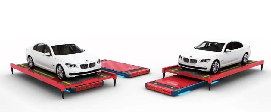 Advanced plate AGV parking
