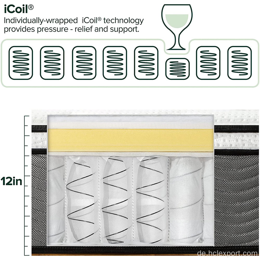 Hochwertige Kingsize -Queen -Frühlingsmatratze