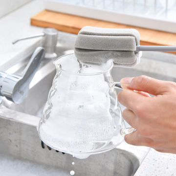 Insulated Cup Brush with Easy Cleaning Sponge for Baby Bottles and Kitchen
