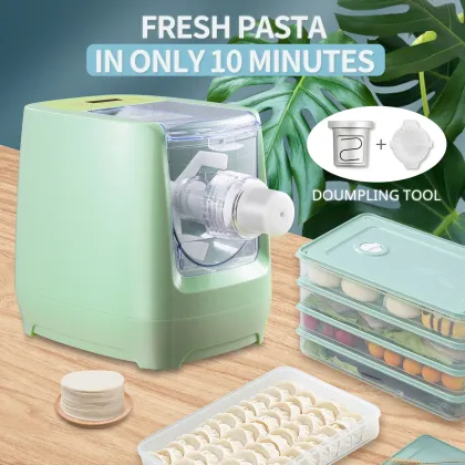 Green and White Electric Automatic Hollow Dragon Beard Pasta Machine