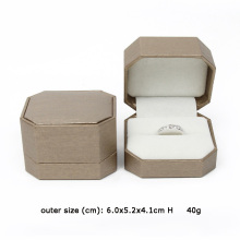 Oktagonal Ring Box Custom Gift Schmuckschachtel Verpackung