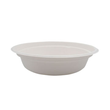 Biodegradable Sugarcane Bagasse Tomato Fiber Bowl, 500ml, 17oz
