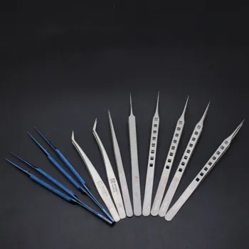 14A Pro Stainless Steel 14cm Sharp Tweezers for Soldering Repair