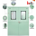 Hermetic airtight operating sliding hospital door