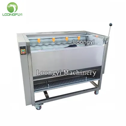 Food Potato Washing Machine Potato Peeling Machine