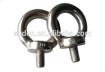 white zinc plated high quality carbon steel Lifting DIN582 galvanised eye nut
