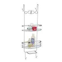 Metal With Chrome Finished Bathroom Rack