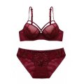 Op voorraad dames push-up cup bh panty sets