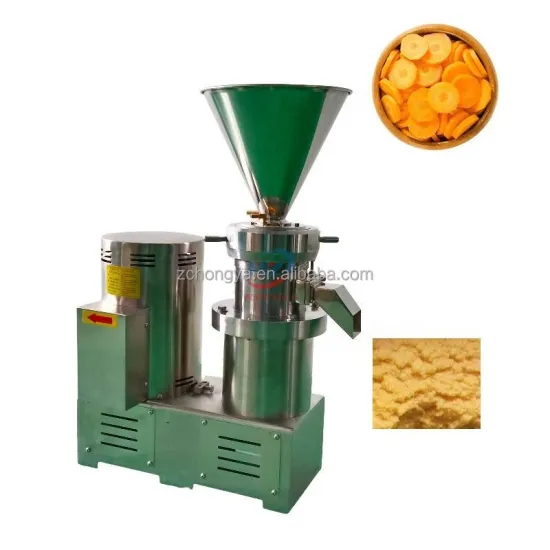 Vertical Ketchup Colloid Mill for Long-Use-Life Tahini and Peanut Butter Production" 

However, considering the specific focus seems to be on tahini and peanut butter making machines, a more fitting title might be:

"Long-Use-Life Vertical Colloid Mill fo