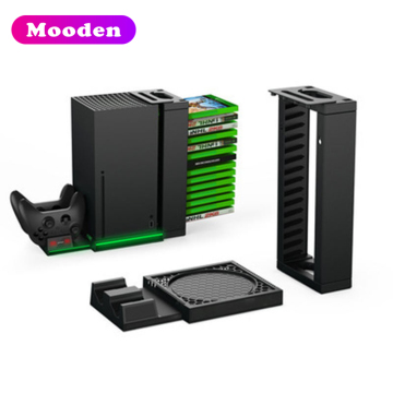 TYX-0667 Multi-function Charging Dock with Disc Holder, Cooling Fan & Vertical Stand for X-Series X