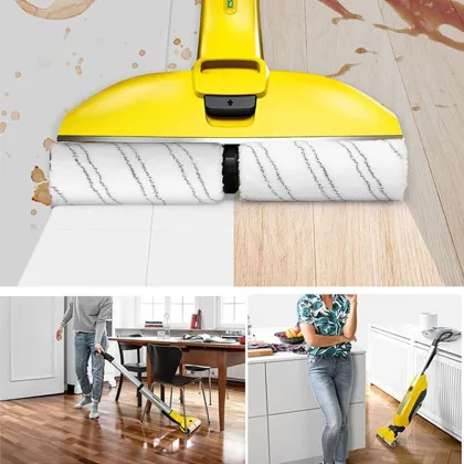 Karcher Vacuum Cleaner Brush Roller Replacement: Microfiber, Efficient, Washable, Hard Floor, Low Noise