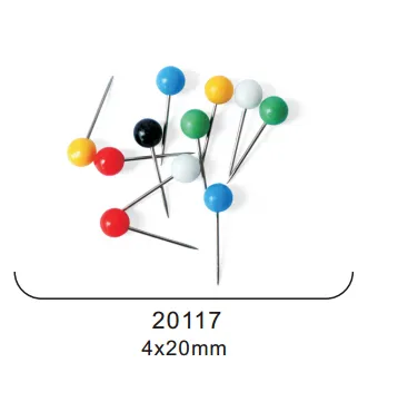 20117 colorful push pins and paper pins