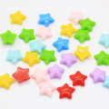 Mini Star Netter Cabochon 100pcs / bag für handgefertigtes Handwerk dekorative Charms Kinder Spielzeug Ornamente Spacer Slime