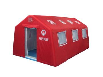 Durable 20m² Inflatable Tent for Firefighting Operations