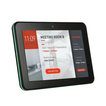 4G LTE Meeting Room Booking System with Digital Signage, 10.1 Inch LED, Quad Core, Touch Screen Android Tablet