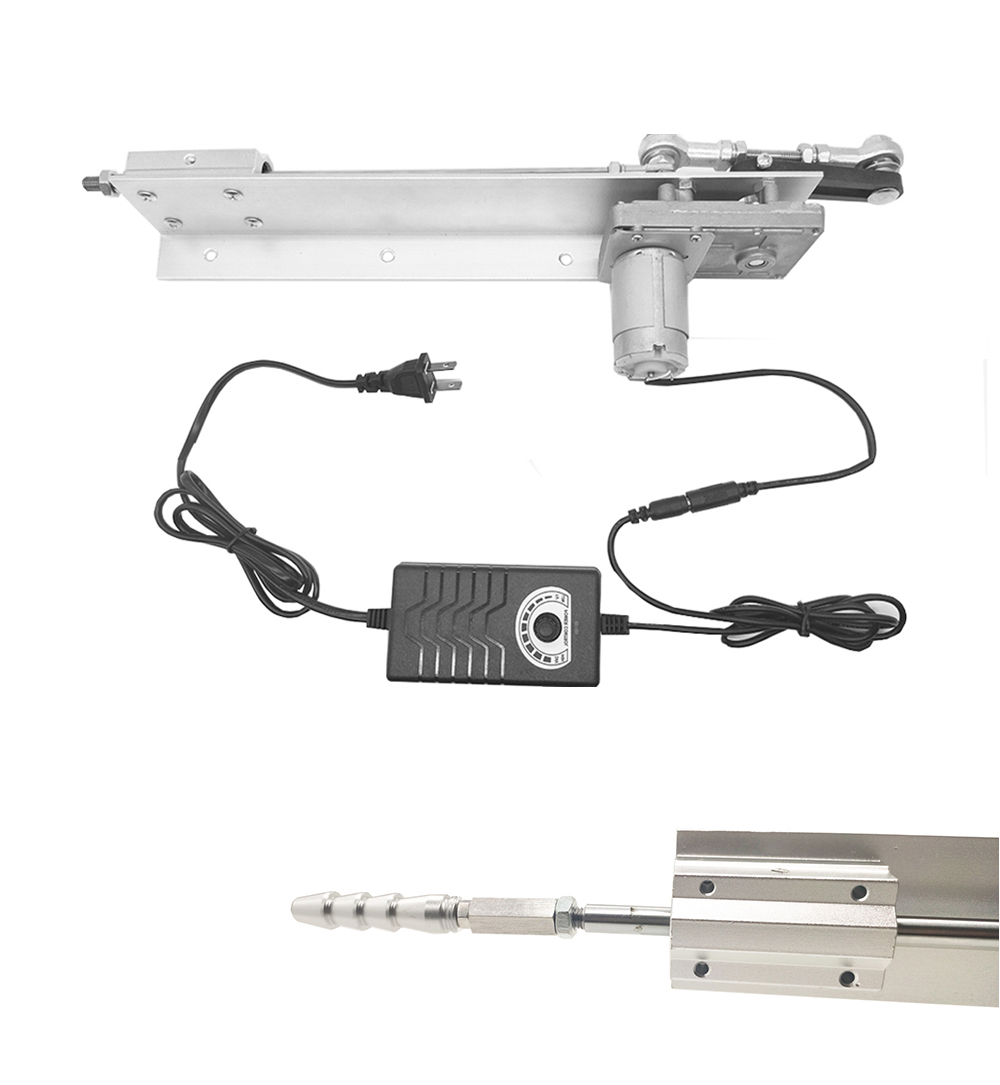 DC 12V/24V Telescopic Linear Actuator Adjustable 30-150mm Stroke Reciprocating Linear Mechanism Free connector