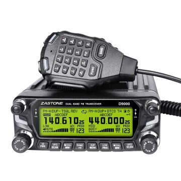 ZASTONE D9000 Dual Band 50W Car Radio with AM Reception and Relay Function