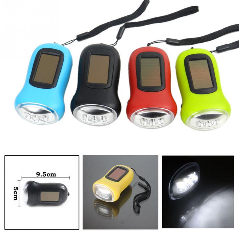 Portable LED Hand Crank Dynamo Flashlight Torch Outdoor Camping Mountaineering Night Linternas