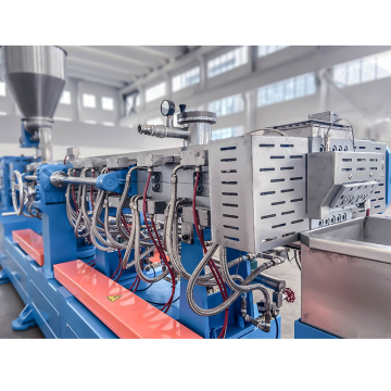 Bio-degradable Plastic Compounds Granules Twin Screw Extruder Compounding