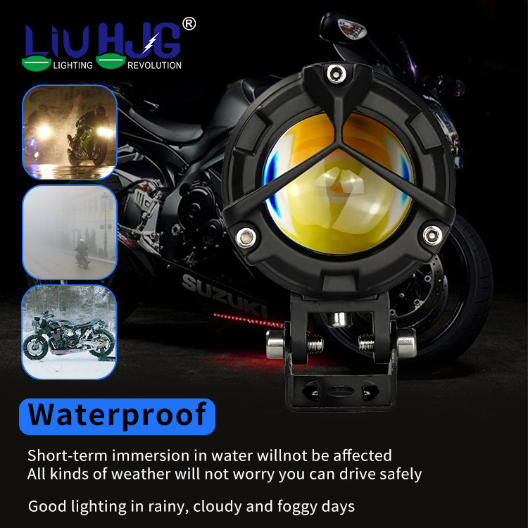 Hot Sale Hjg Motorcycle Lighting System Motorcycle Projector Bi Led Fog/Driving Lights For Bike Car Toyota5