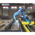 Steel Structure Welding Robot WorkingStation On Rail