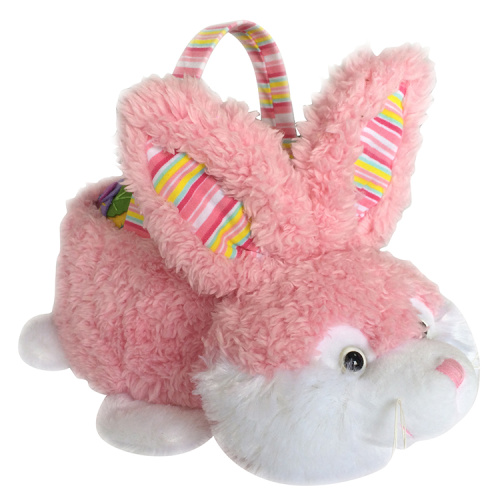 Sac cadeau bonbons lapin en peluche de Pâques