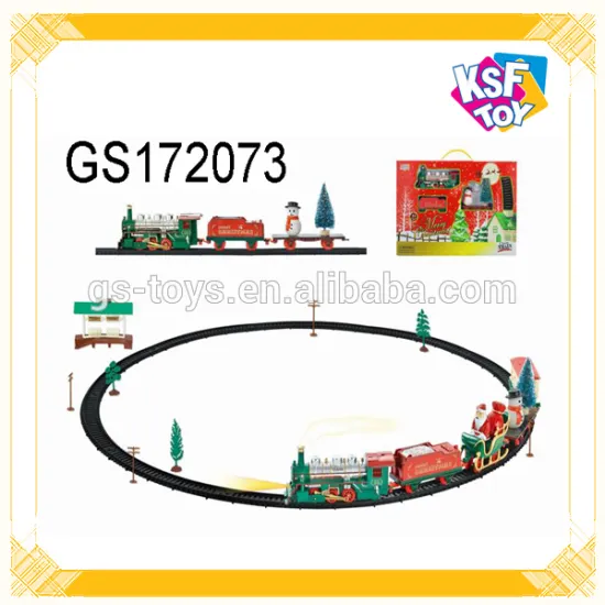 Funny Plastic Battery Operated Train Toy For Kids With Light