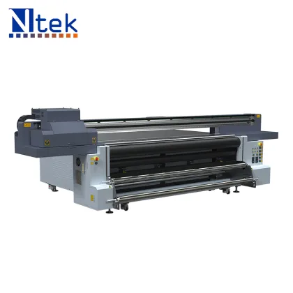 Large Size Hybrid UV Printer | LED UV Flatbed Printer | UV Flatbed Hybrid Printer