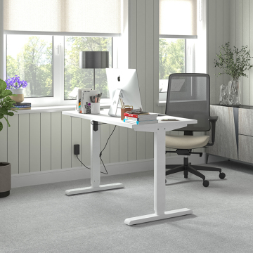Wholesale Electric Height-Adjustable Sit-to-Stand Black Lift Desk