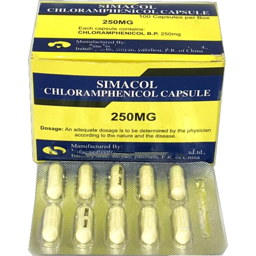 Antibiotic & Anti-Virus Chloramphenicol Capsule 250 mg Manufactory