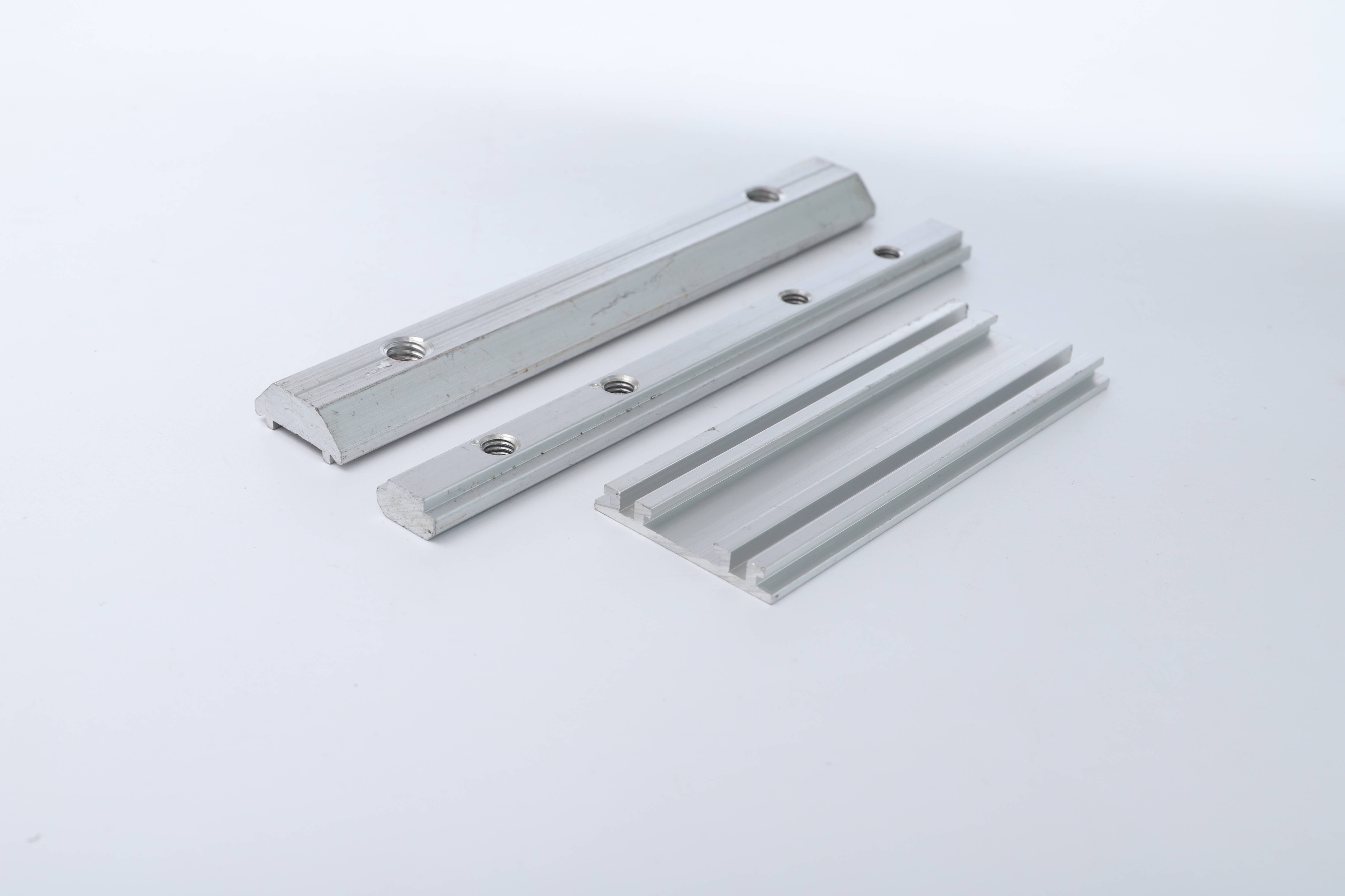 Aluminum alloy anodizied rail connectors