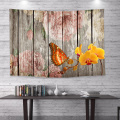 3D butterfly decorative tapestry