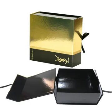 Custom Beautiful Lipstick Cosmetic Gold Paper Box