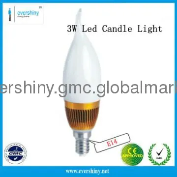 New design E14 3w led candle light
